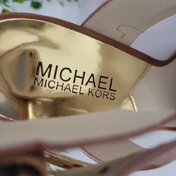 .SOLD. Michae,Michael kors wedge platform sandals women's size 7 - Picture 6 of 12